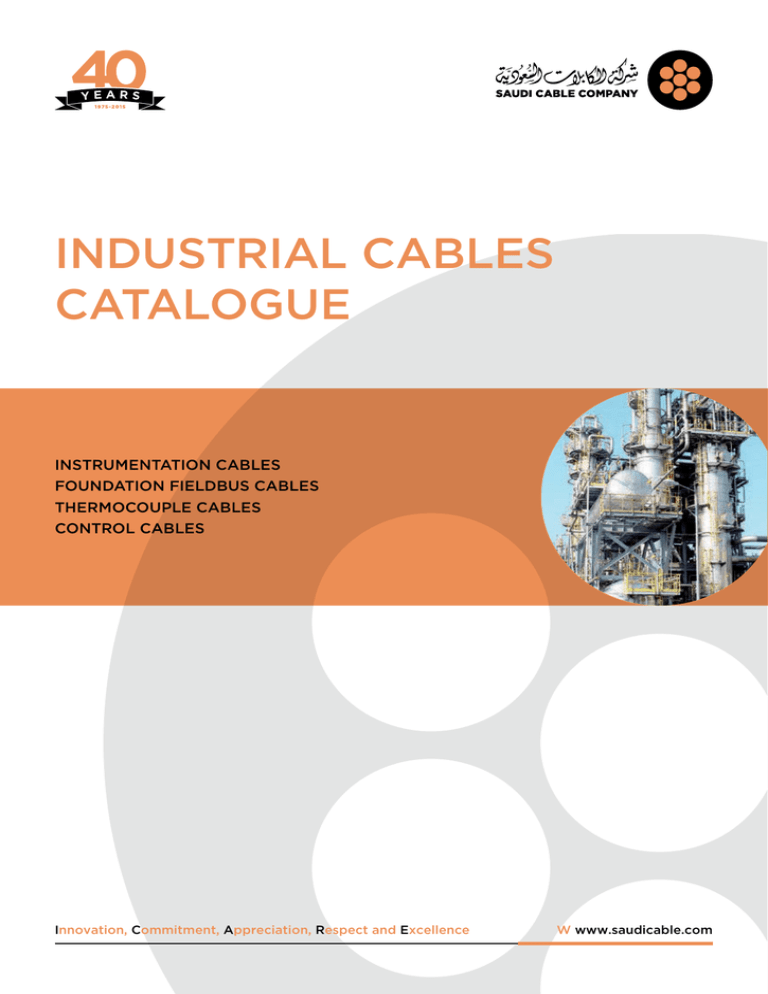 INDUSTRIAL CABLES CATALOGUE