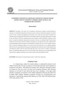 Full Text in Pdf - EURASIA Journal of Mathematics, Science and