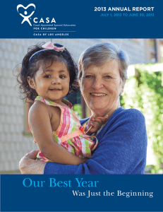 CASA of Los Angeles 2013 Annual Report