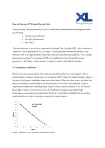 How to Evaluate PV Project Energy Yield - XL