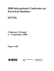 2008 International Conference on Electrical Machines (ICEM)