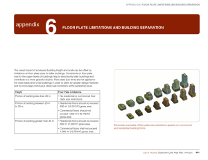 Appendix 6 - Floor Plate Limitations and Building Separation