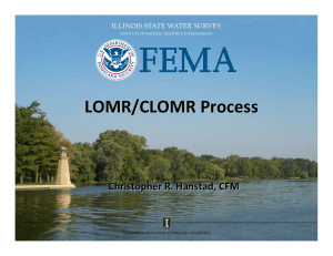 LOMR/CLOMR Process in Illinois: A Presentation