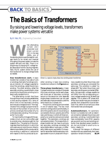 The Basics of Transformers
