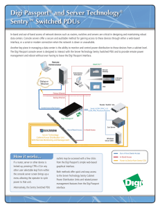 Digi Passport and Server Technology Sentry