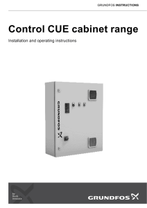 Control CUE cabinet range