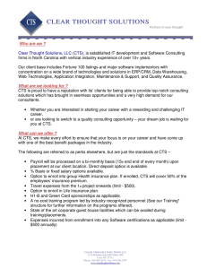 clear thought solutions - NCSU Student Organizations