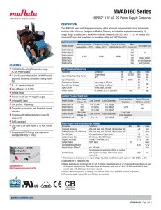 MVAD160 Series - power, Murata