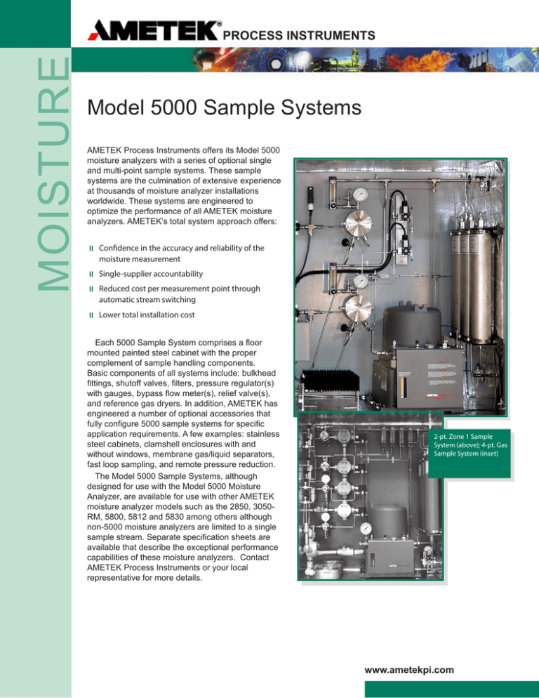 Model 5000 Sample System AMETEK Process Instruments