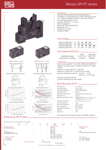 Datasheet RF-PT