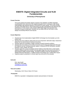 ESE570: Digital Integrated Circuits and VLSI Fundamentals