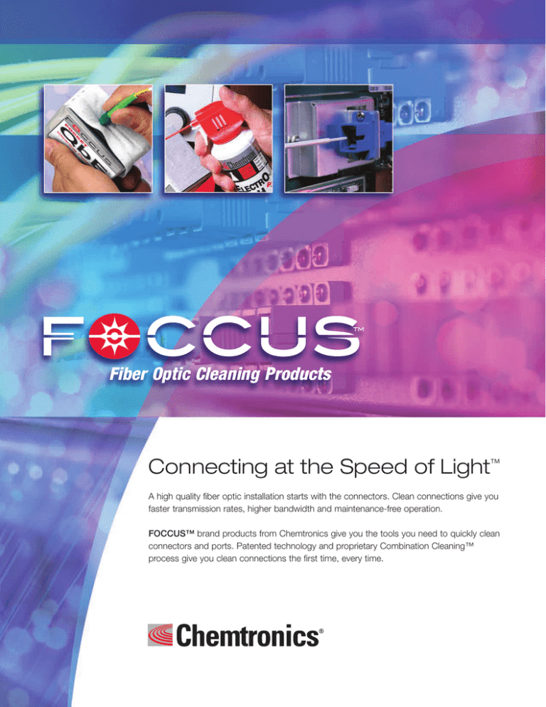 Fiber Optic Cleaning Products