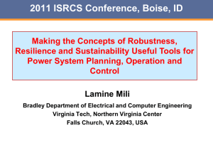 Making the Concepts of Robustness, Resilience, and Sustainability