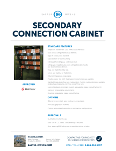 secondary connection cabinet
