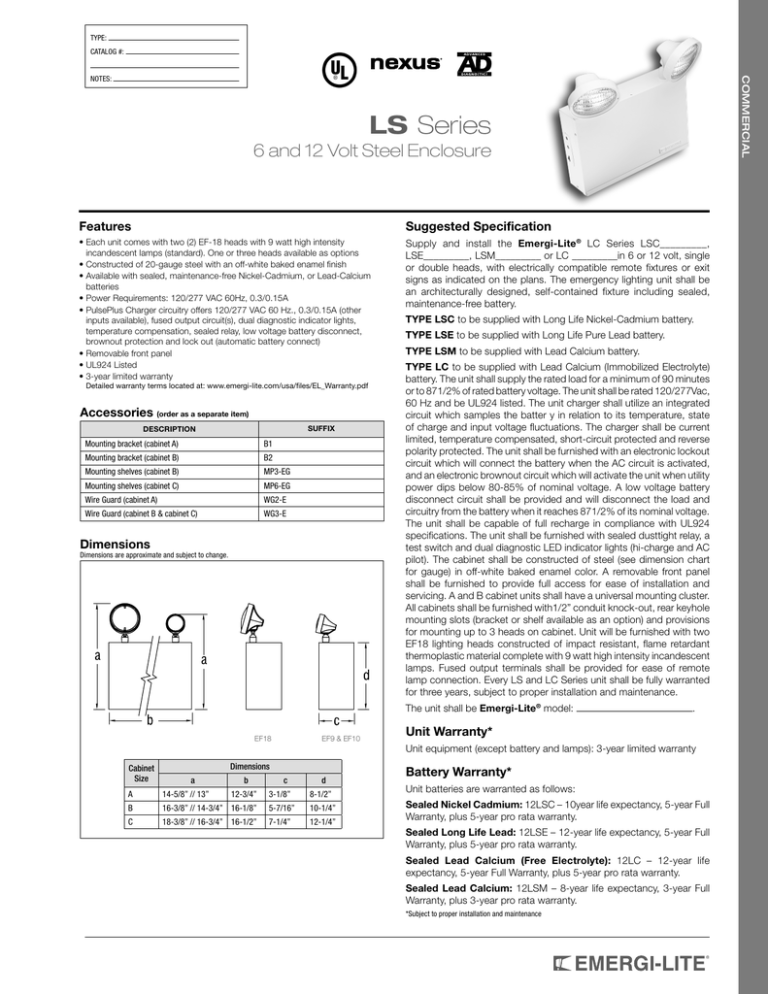 LS Series - Emergi-Lite