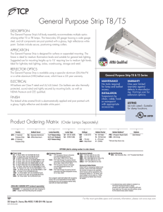 General Purpose Strip T8/T5