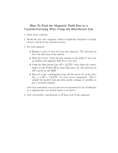 How To Find the Magnetic Field Due to a Current