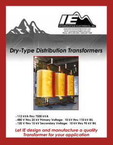 Dry-Type Distribution Transformers