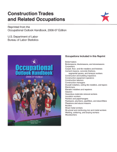 Construction Trades and Related Occupations