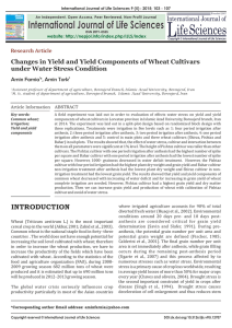 20 (19) Changes in Yield and Yield Components of Wheat.cdr