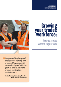 Growing your trades workforce