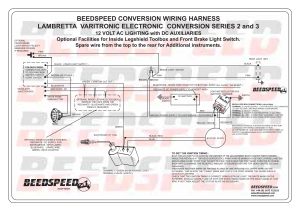 Lambretta Varitronic Wiring Diagram - Beedspeed Conversion
