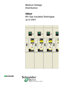 Medium Voltage Distribution GMset MV Gas Insulated Switchgear