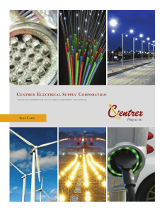 Our Line Card - Centrex Electrical Supply