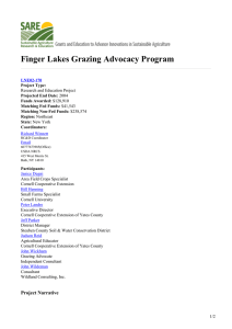 Finger Lakes Grazing Advocacy Program