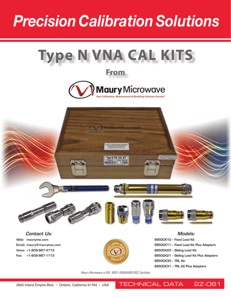 Precision Calibration Solutions