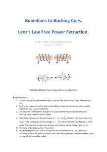 Guidelines to Bucking Coils. Lenz`s Law Free Power Extraction.