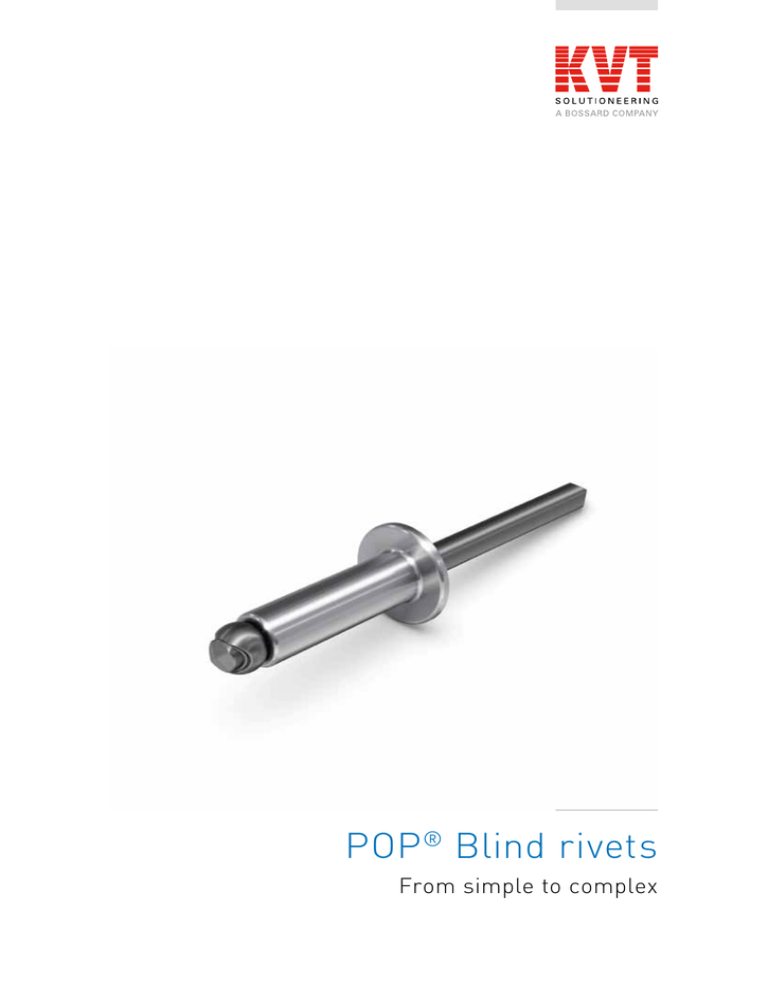 POP® Blind rivets KVT