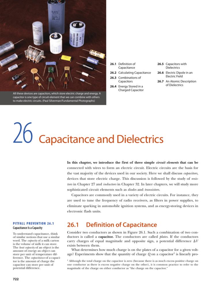 Capacitance And Dielectrics