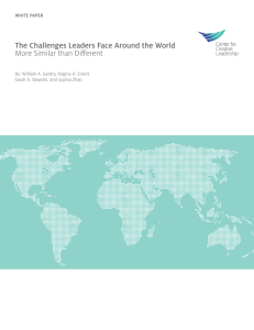 The Challenges Leaders Face Around the World