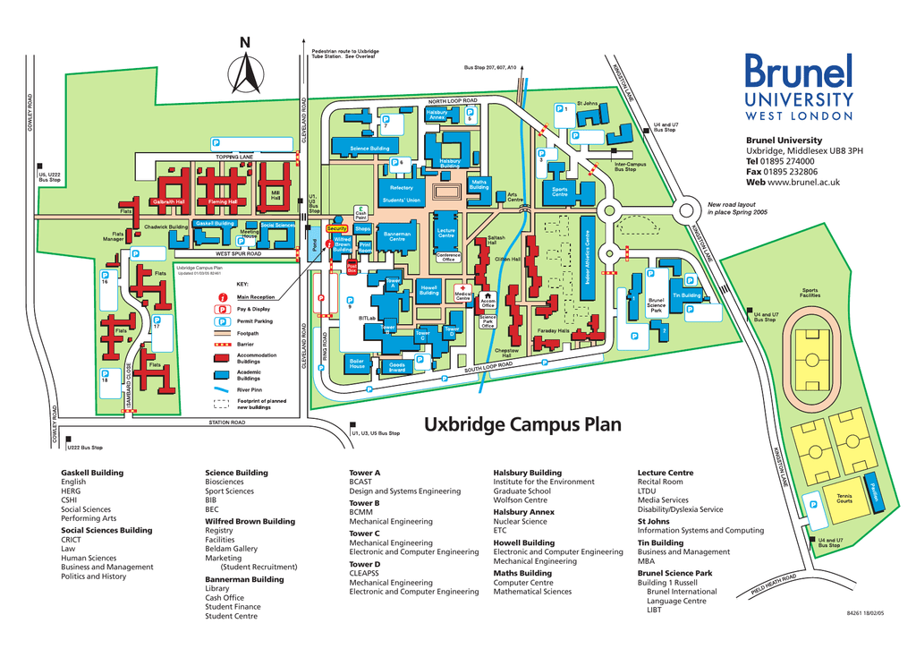 Brunel University Campus Map Here