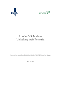 London`s Suburbs – Unlocking their Potential
