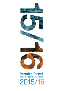 Premier Farnell annual report 2015/2016