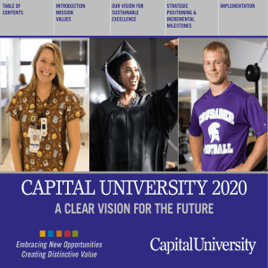 values - Capital University