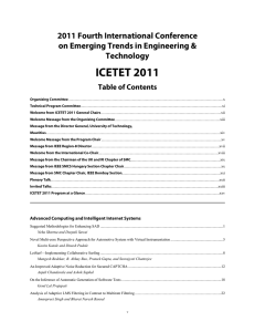 Table of Contents - IEEE Computer Society