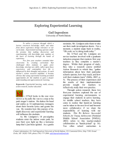 Exploring Experiential Learning