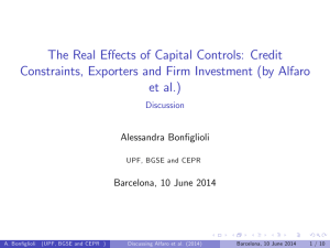 The Real Effects of Capital Controls: Credit Constraints, Exporters