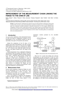 Improvement of the Measurement Chain Linking the Farad to the