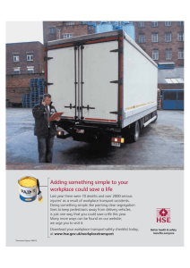 HSE workplace transport campaign