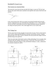 Kirchhoff`s Circuit Laws