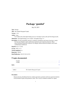 Package `gumbel`