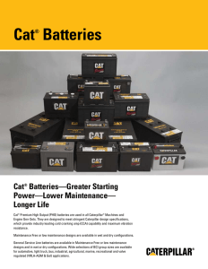 Cat® Batteries