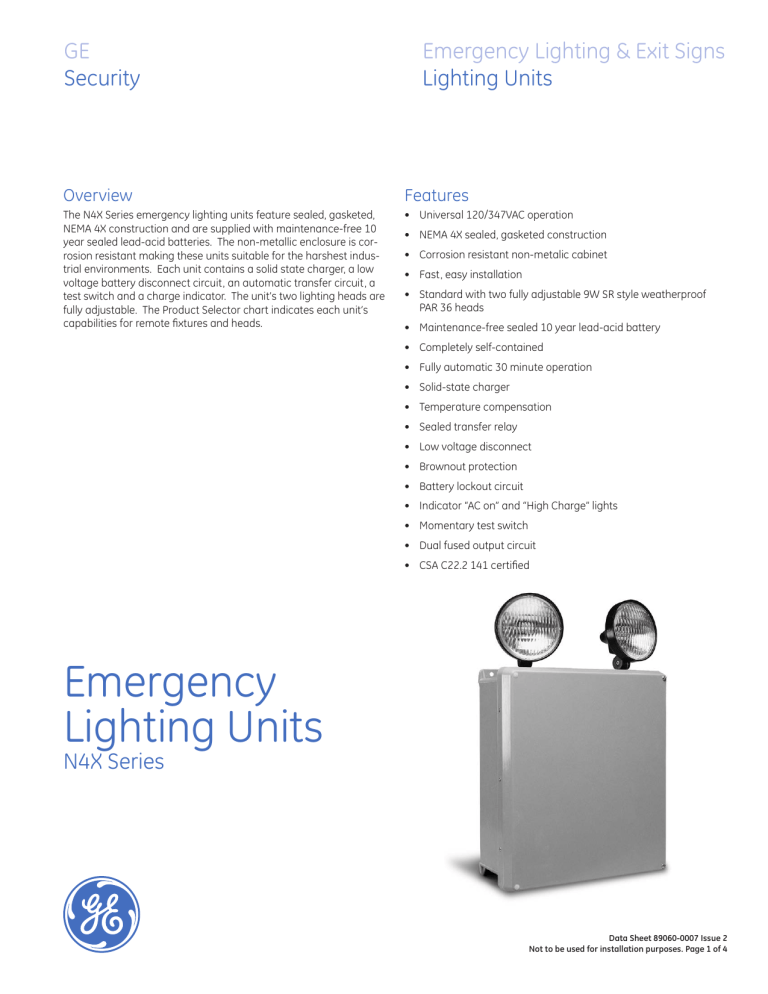Emergency Lighting Units