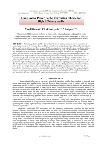 Quasi Active Power Factor Correction Scheme for High
