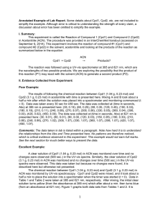 Annotated Example of Lab Report (9-14