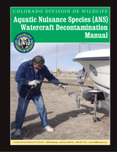 (ANS) Watercraft Decontamination Manual